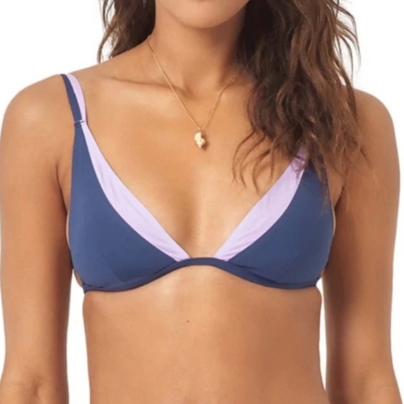 l*space Other - I*space Finneas Bikini Top Slate Lily